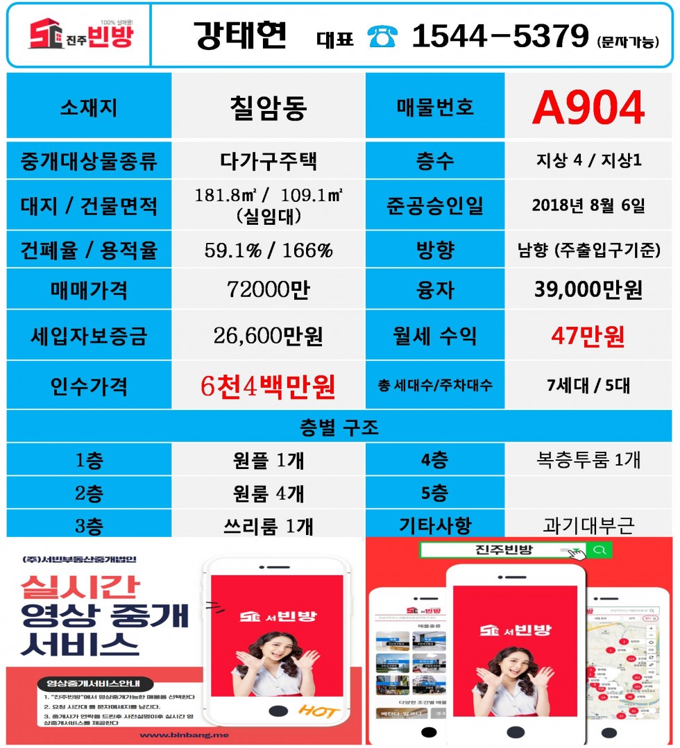 경남 진주시 칠암동 504-40 K 주택매매 72000만원 칠암동 과기대부근 주택 매매 매물번호 14084 사진 2